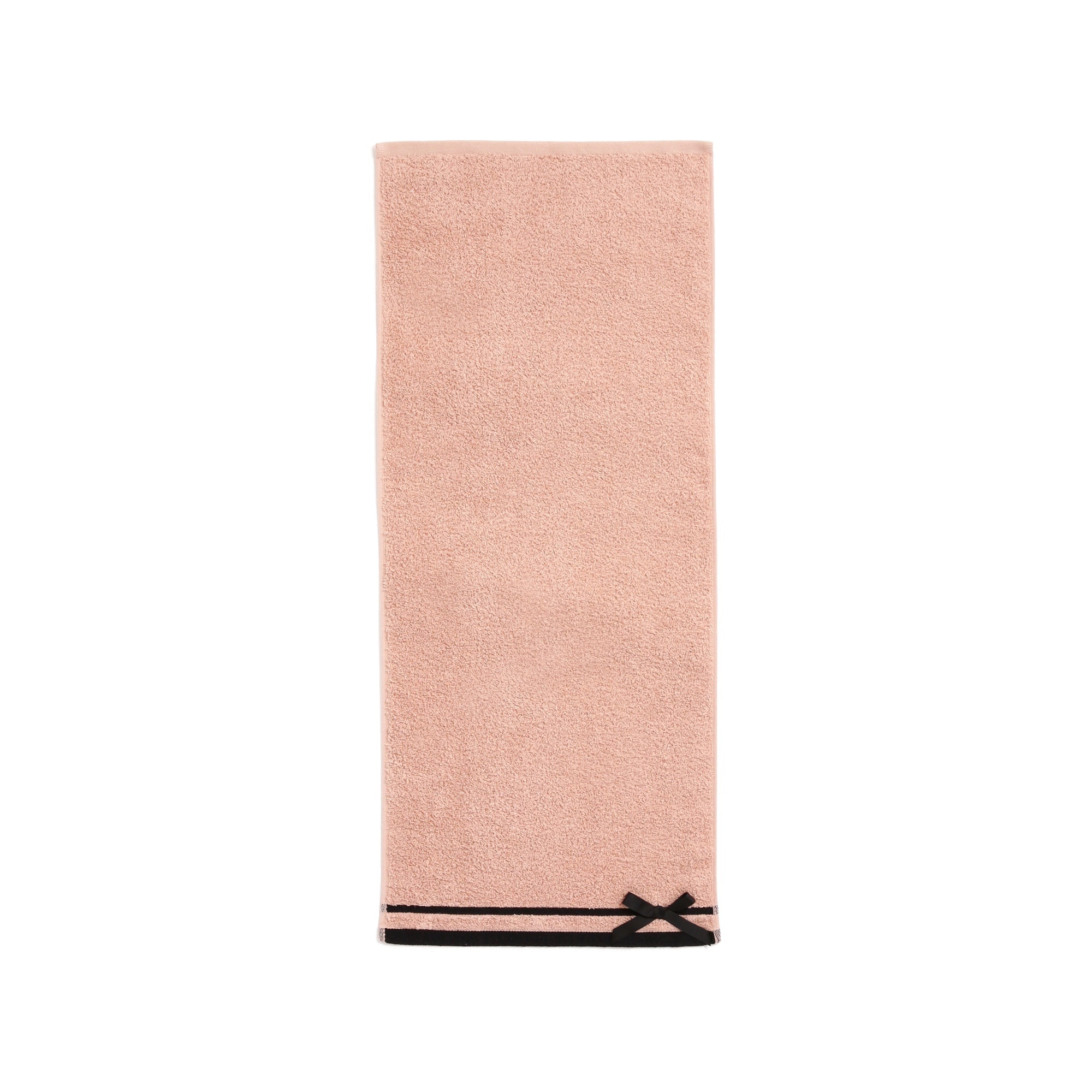 Quick Dry Face Towel Ribbon Pink