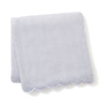 Microfiber Bath Towel Scallop Light Blue