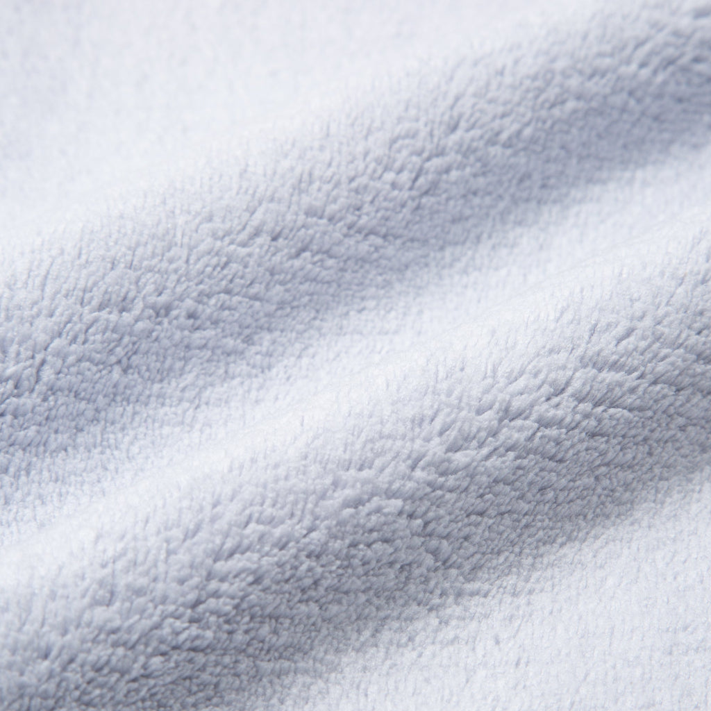 Microfiber Bath Towel Scallop Light Blue