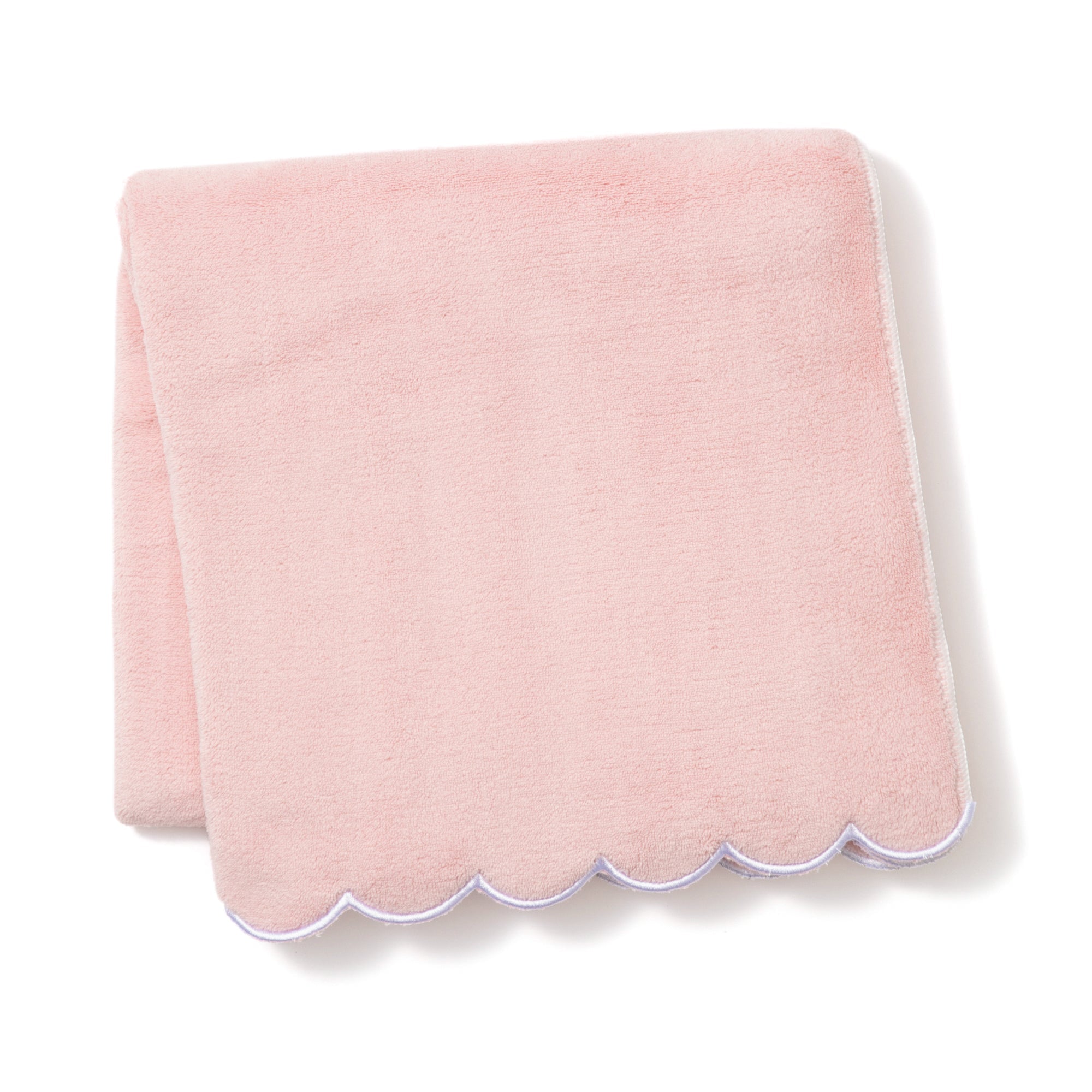 Microfiber Bath Towel Scallop Pink