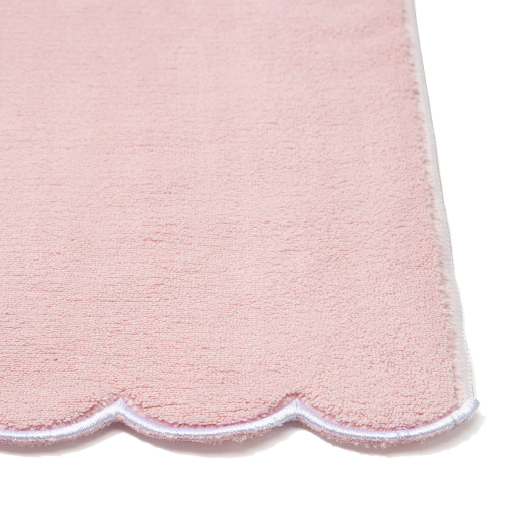 Microfiber Bath Towel Scallop Pink
