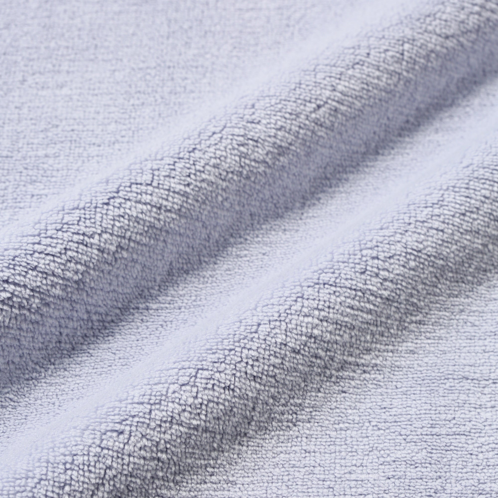 Microfiber Face Towel Scallop Light Blue