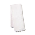 Microfiber Face Towel Scallop Gray
