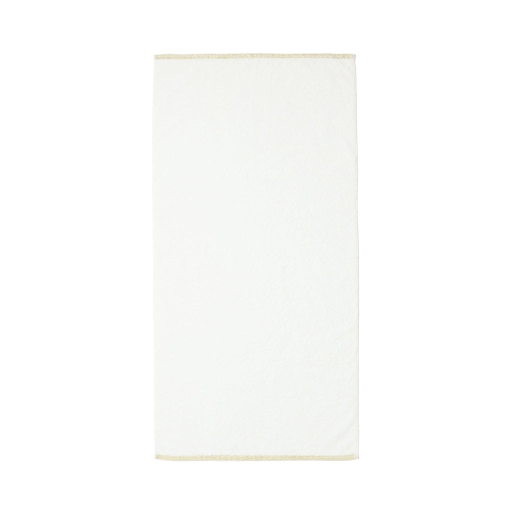 Antibacterial Deodorant Ornament Bath Towel White