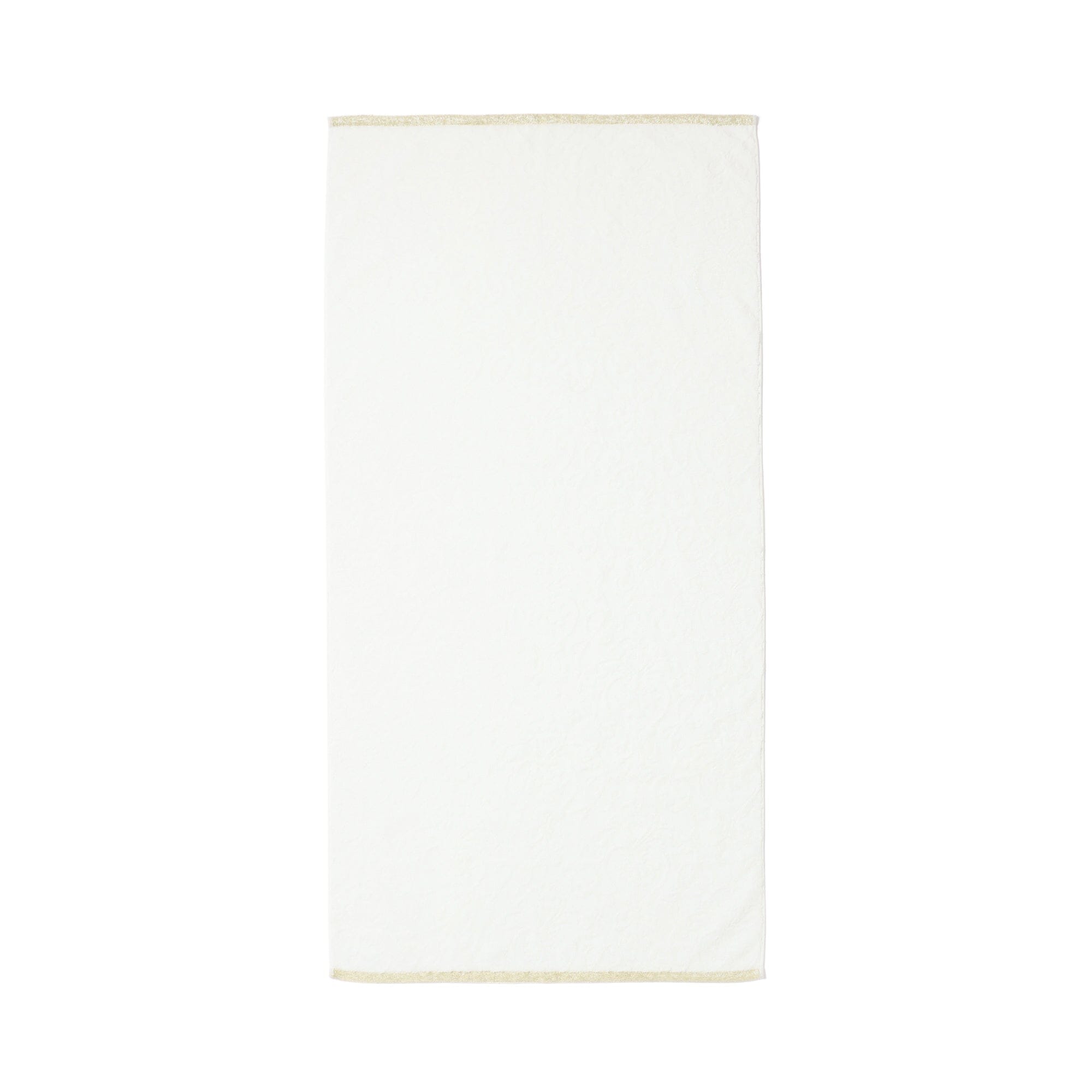 Antibacterial Deodorant Ornament Bath Towel White