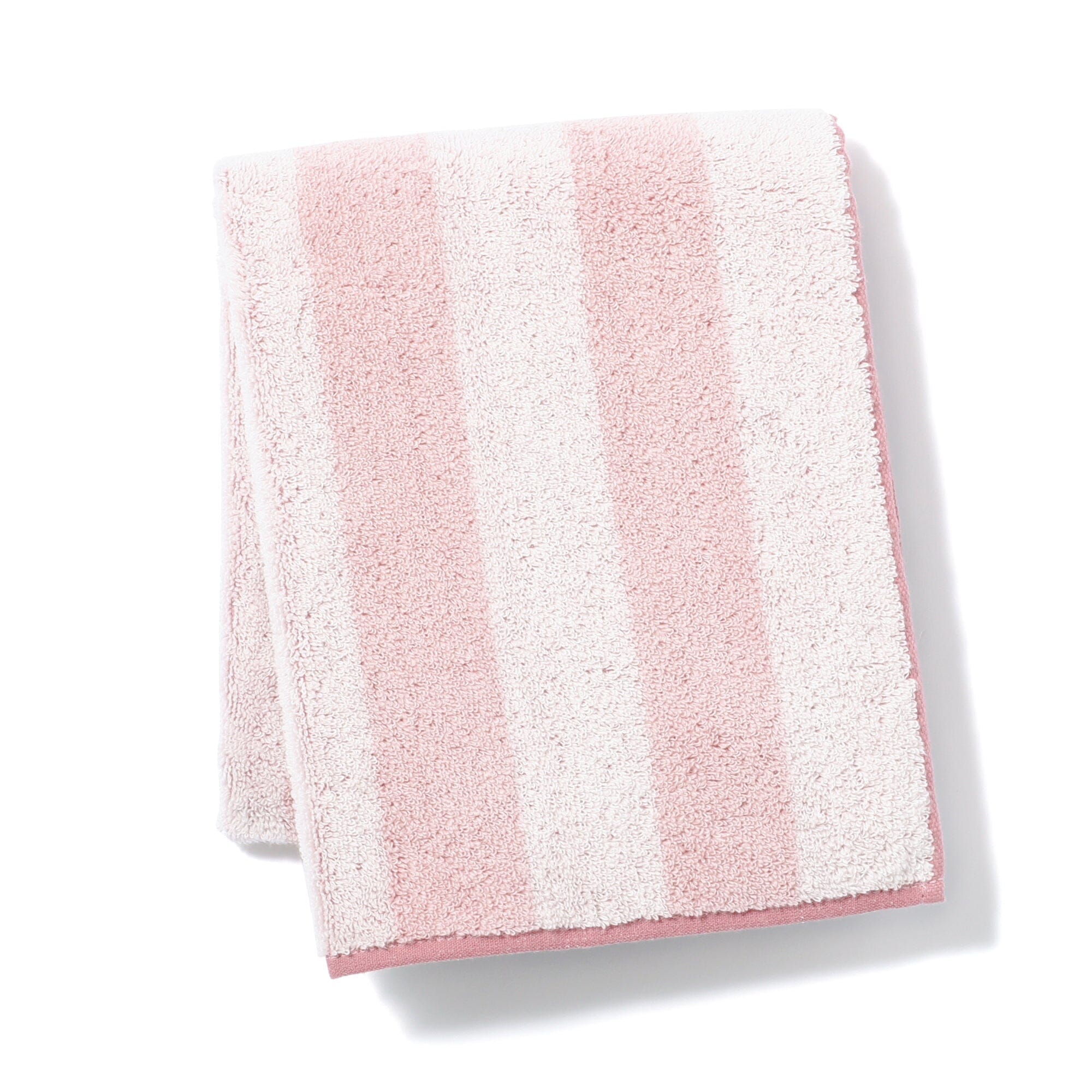Mini Bath Towel Stripe  Pink