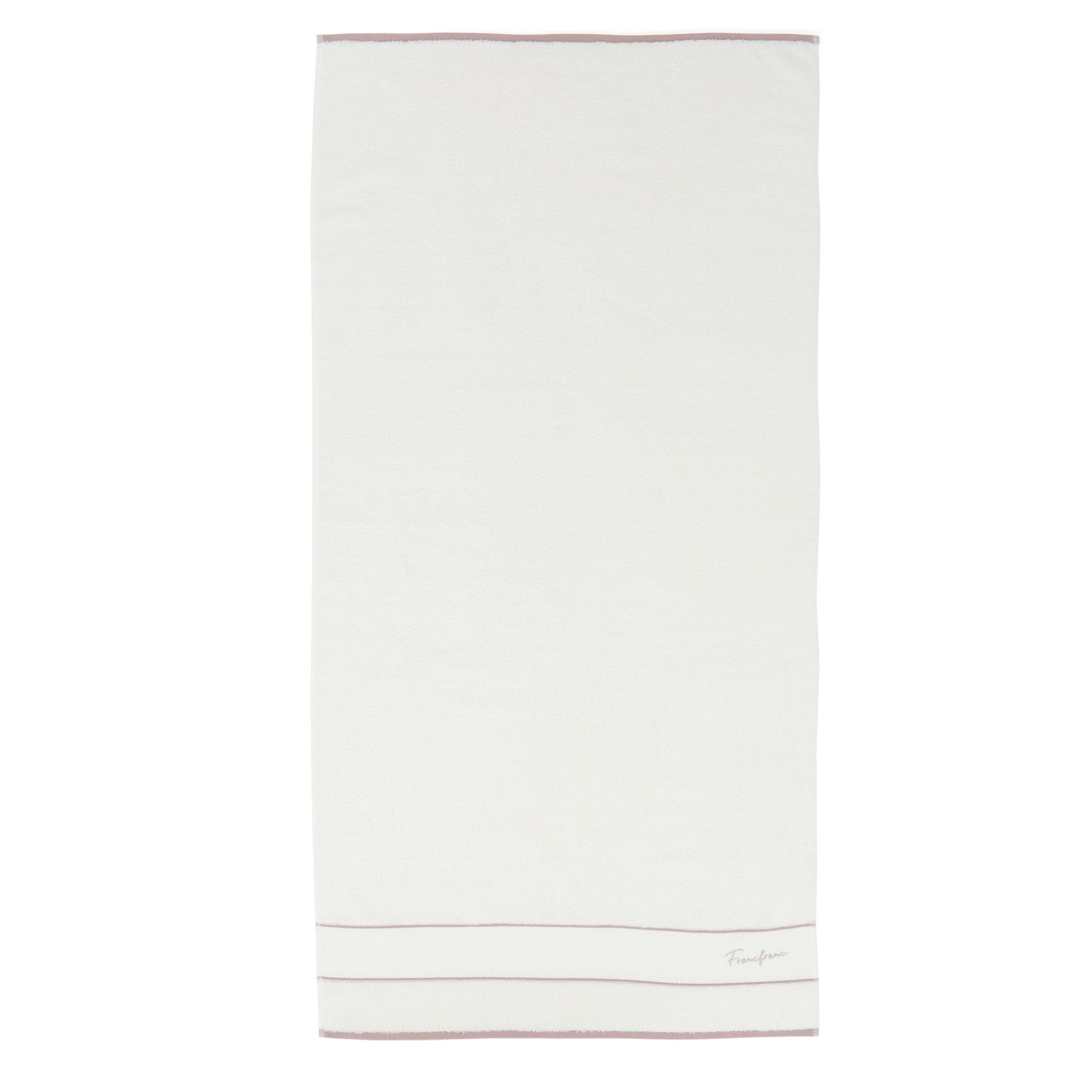 Basic Logo  Bath Towel  White